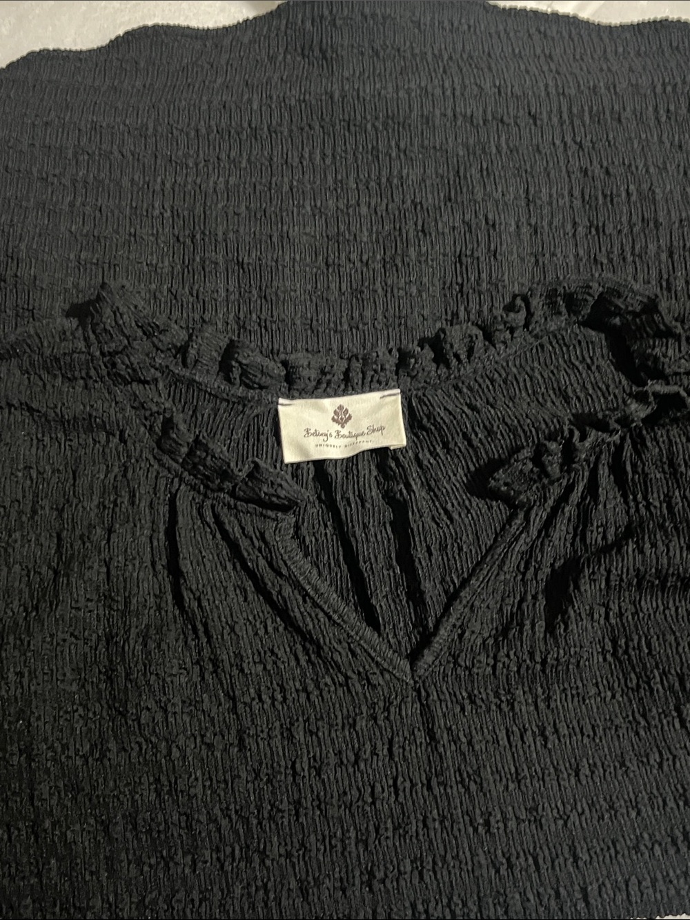 NWOT Betsey’s Boutique Shop Textured Blouse Size XL
